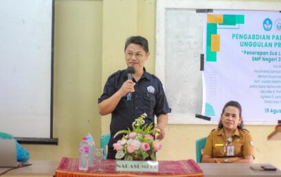 Direktur dan Tim Dosen Program Studi Keperawatan Politeknik Negeri Nusa Utara Gelar Pengabdian Masyarakat Tentang Penerapan Eco-Lifestyle di SMP Negeri 3 Tahuna
